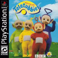 Play With the Teletubbies Playstation US box art